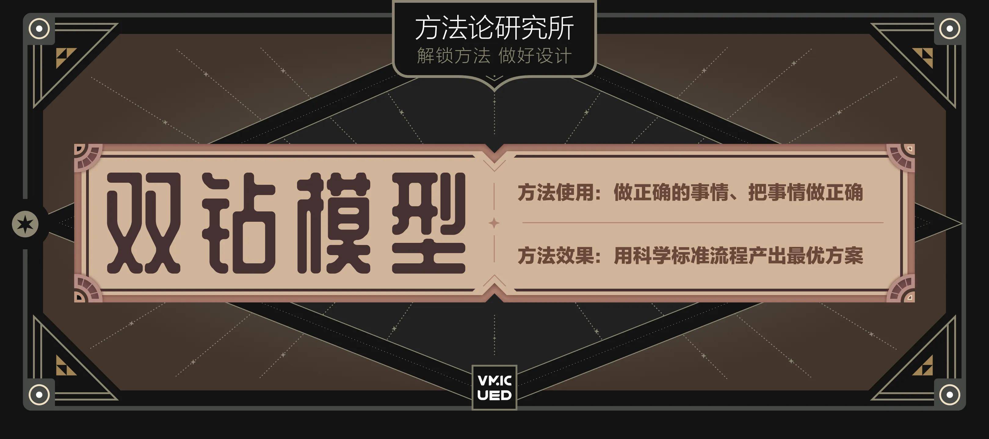 双钻模型：提升设计思维，指导设计师更好产出正确的设计